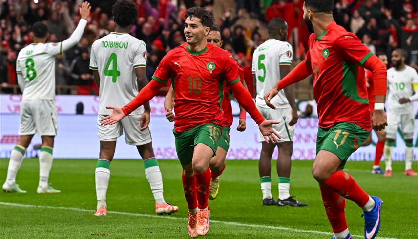 من مباراة المغرب وجزر القمر (أي أف بي)