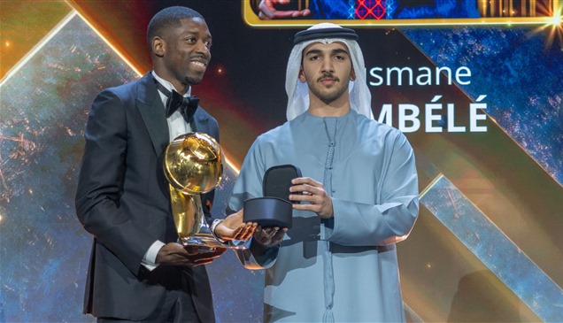 حفل "غلوب سوكر".. ديمبيلي أفضل لاعب لعام 2025
