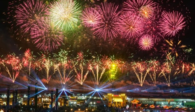 مهرجان الشيخ زايد يستهدف تسجيل 5 أرقام قياسية في "غينيس" خلال ليلة رأس السنة