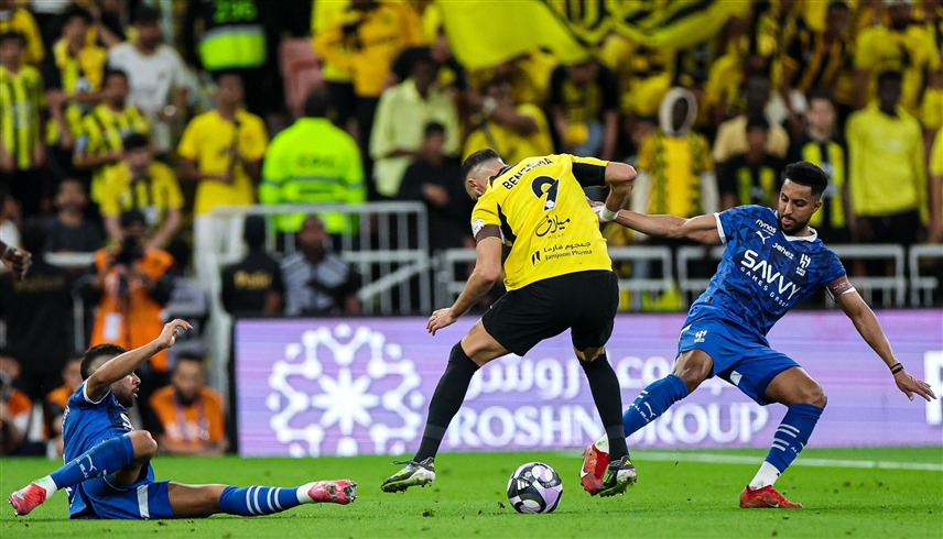 من لقاء الهلال والاتحاد (إكس)