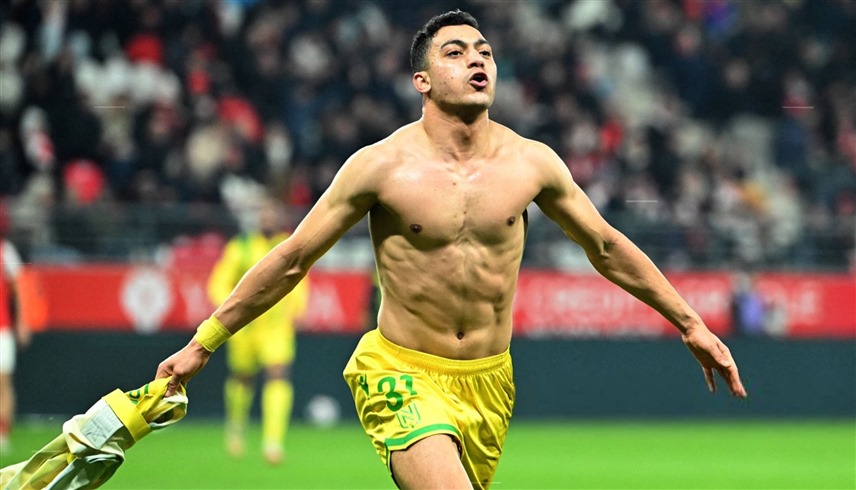 مصطفى محمد يحتفل بهدفه (إكس)