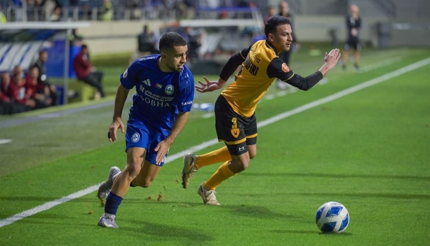 من مباراة النصر والكويت (وام)