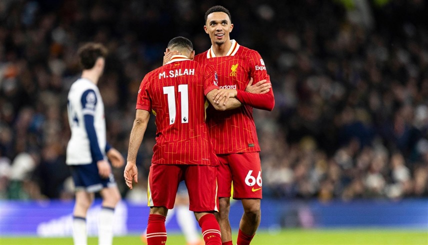 ترينت ألكسندر أرنولد ومحمد صلاح (إكس)
