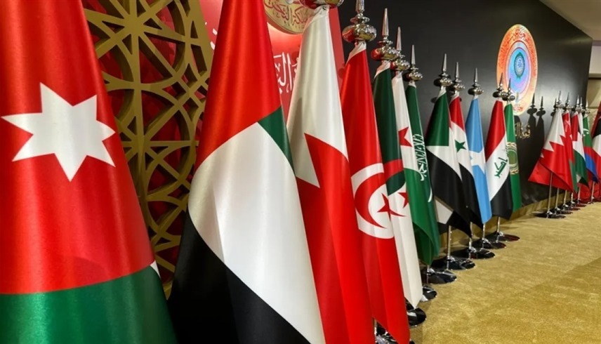 أعلام الدول العربية في القمة العربية الطارئة بمصر (إكس)