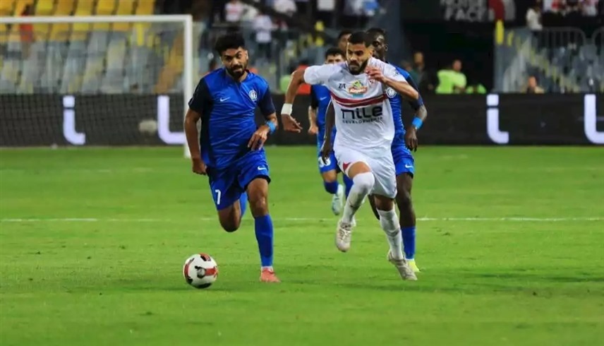 من لقاء الزمالك وسموحة (إكس)
