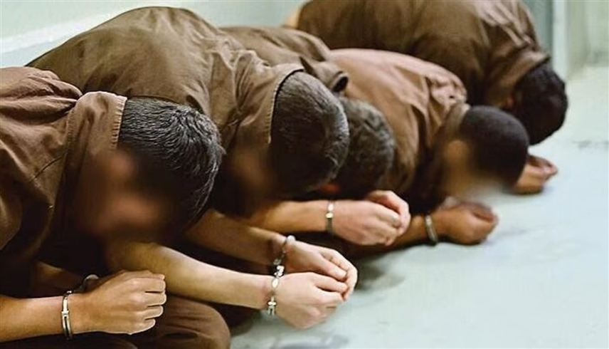 عناصر من وحدة النخبة في حماس بعد القبض عليهم في إسرائيل (أرشيف)