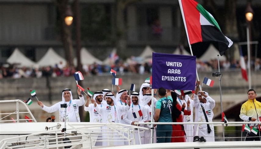 جانب من الوفد الإماراتي المشارك في أولمبياد باريس 2024 (وام)