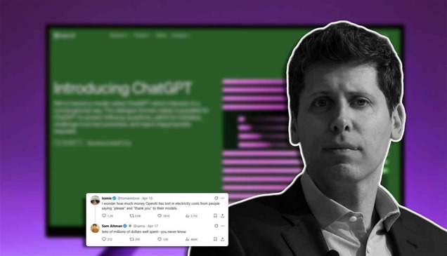 "من فضلك" و"شكراً" في "ChatGPT".. استنزاف للطاقة وتكلفة بالملايين!