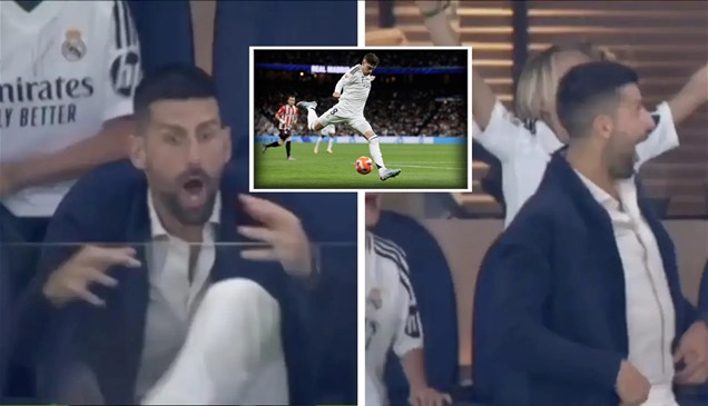 شاهد.. نجم التنس ديوكوفيتش ينفجر إعجاباً بهدف فالفيردي