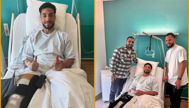 محمد عبدالمنعم يجري عملية الرباط الصليبي بنجاح