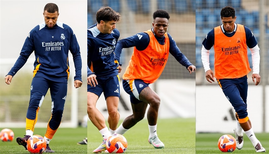 من تدريبات ريال مدريد (حساب ريال مدريد على "إكس")