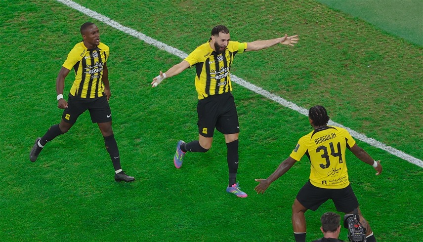 من مباراة الاتحاد والقادسية (إكس)