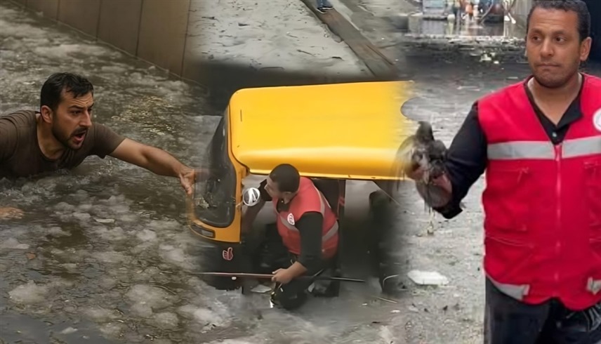 لقطات من عاصفة الإسكندرية "أرشيفية"