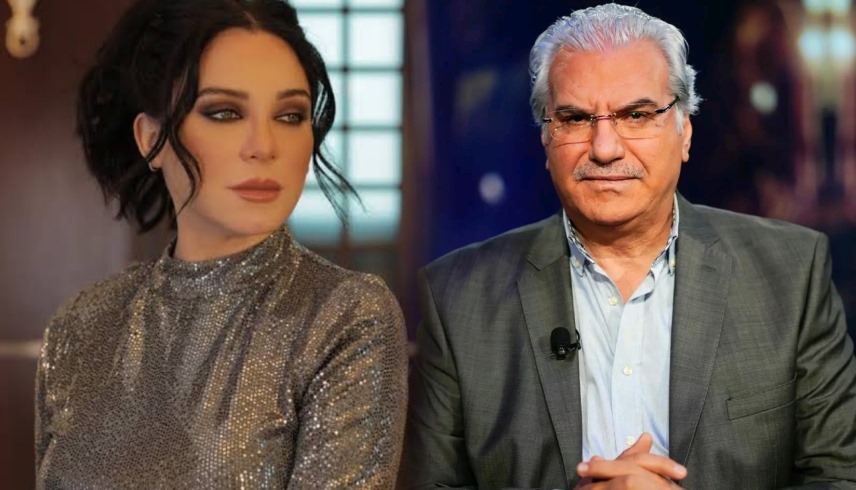عبدالحكيم قطيفان وسلاف فواخرجي (أرشيفية)