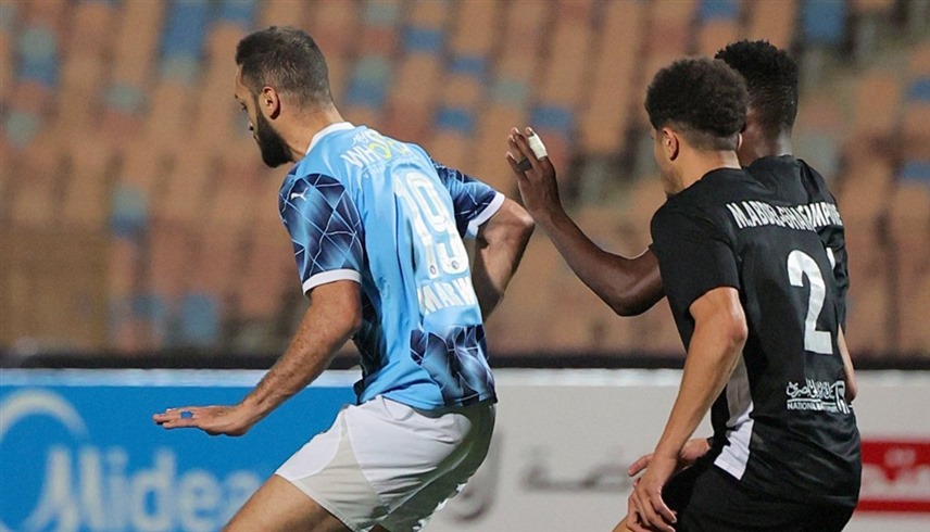من مباراة بيراميدز والبنك الأهلي (إكس)