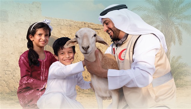 تواصل فعاليات حملة أضاحي الهلال الأحمر على مستوى الإمارات