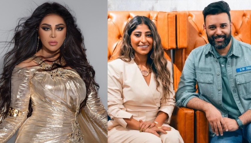 فهد العليوة وشجون الهاجري وأحلام "أرشيفية"