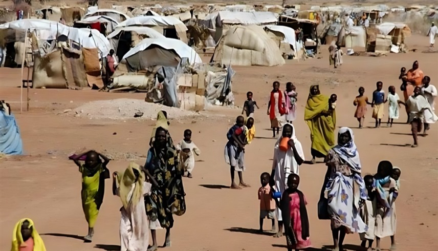 مخيم نازحين في السودان (أرشيف)