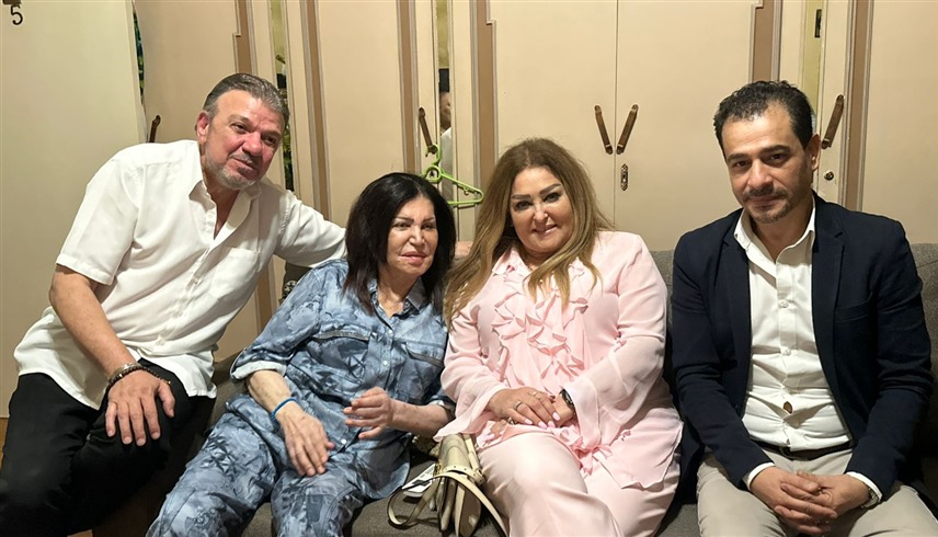وفد الثقافة في منزل نجوى فؤاد