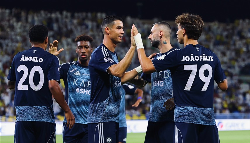 من مباراة التعاون والنصر (إكس)