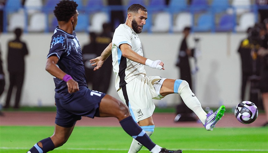 من مباراة الاتحاد والأخدود (إكس)