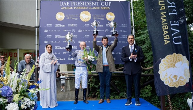 "عفجان" يحرز لقب كأس رئيس الدولة للخيول العربية في هولندا