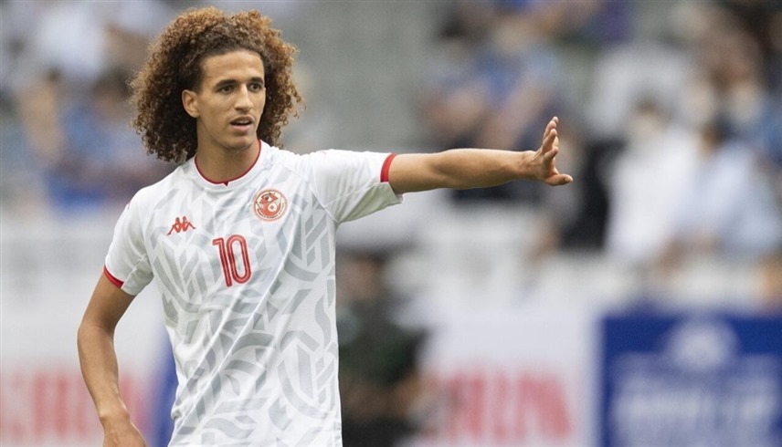 لاعب منتخب تونس حنبعل المجبري (إكس)