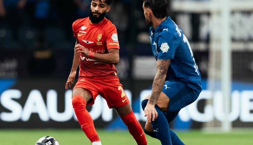 من لقاء القادسية والهلال (إكس)