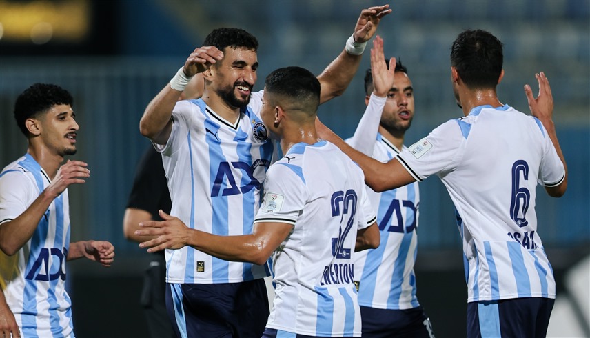 فرحة فريق بيراميدز بهدف الكرتي (إكس)