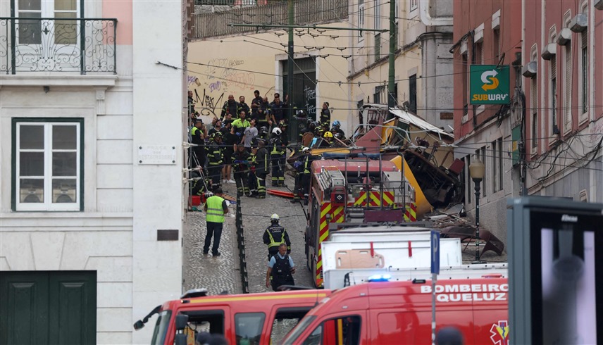 صورة من الحادث في لشبونة 