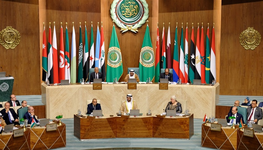 جانب من الاجتماع الوزاري العربي في الجامعة العربية (إكس)