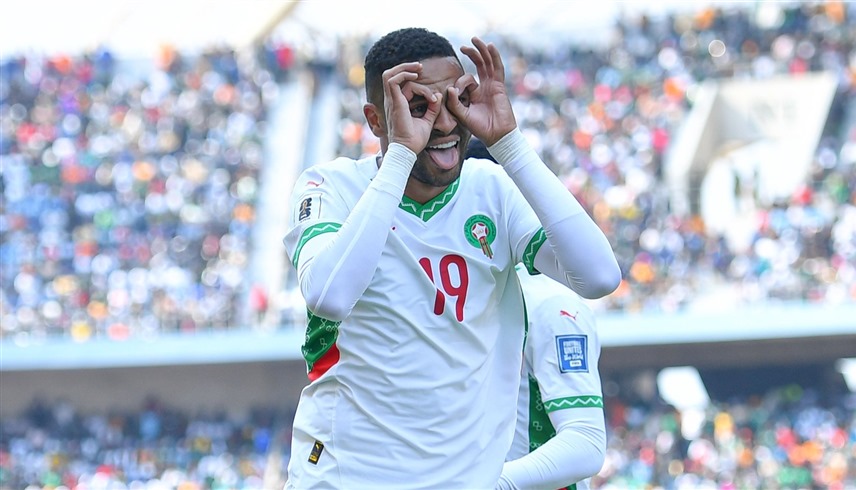 من مباراة زامبيا والمغرب (إكس)