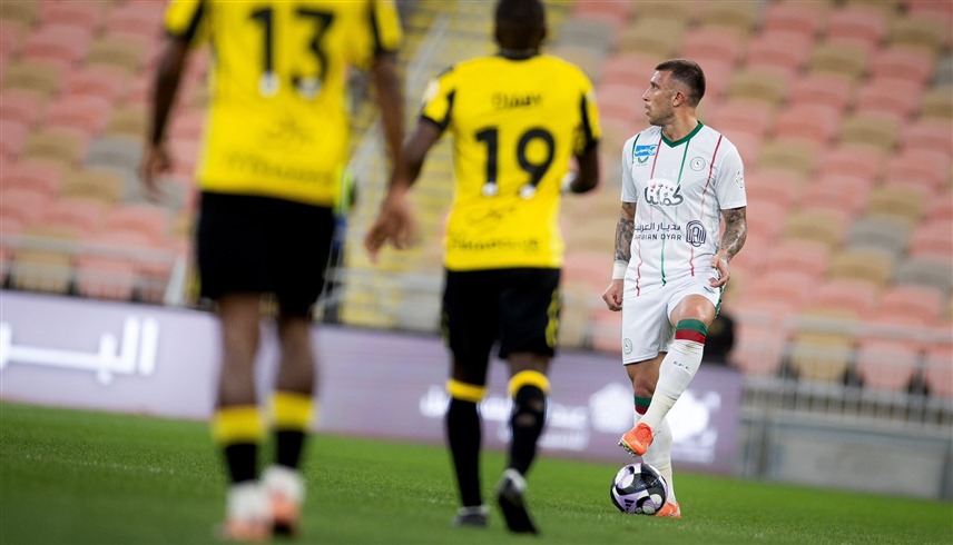 من مباراة الاتحاد والاتفاق (إكس)