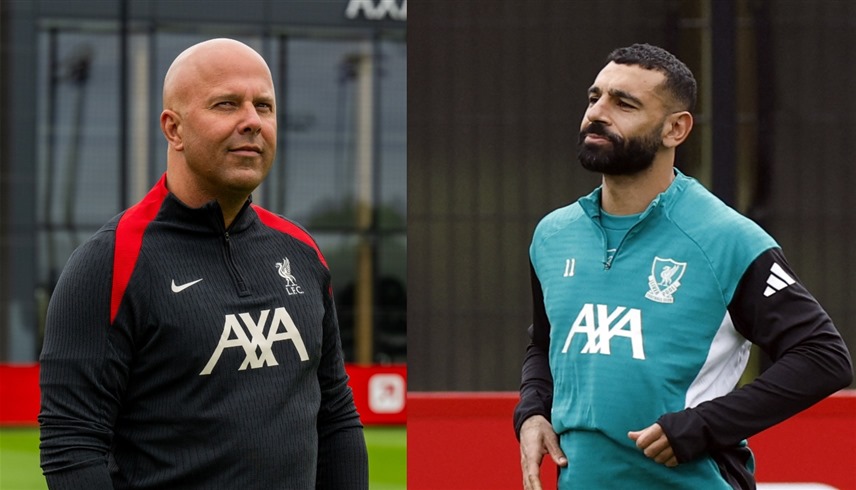 محمد صلاح وأرني سلوت (إكس)