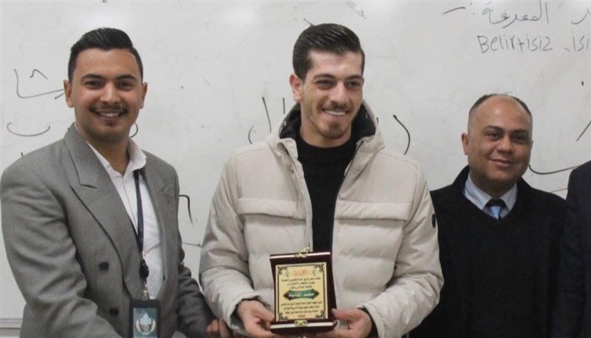 تكريم مؤثر أردني في جامعة اليرموك 