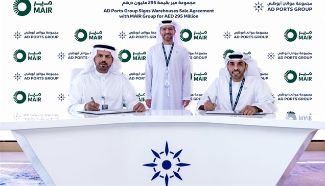 "موانئ أبوظبي" تبرم صفقة بيع مستودعات بـ 295 مليون درهم