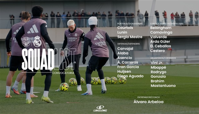 رودريغو وبراهيم دياز على رأس قائمة ريال مدريد لمواجهة فياريال