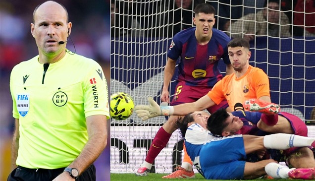 ماركا تنقل عن لاهوز: دفع حارس برشلونة لزميله "سلوك غير رياضي"
