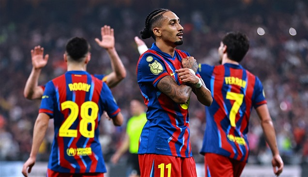 برشلونة يدمر حصون بلباو بخماسية ويبلغ نهائي السوبر الإسباني