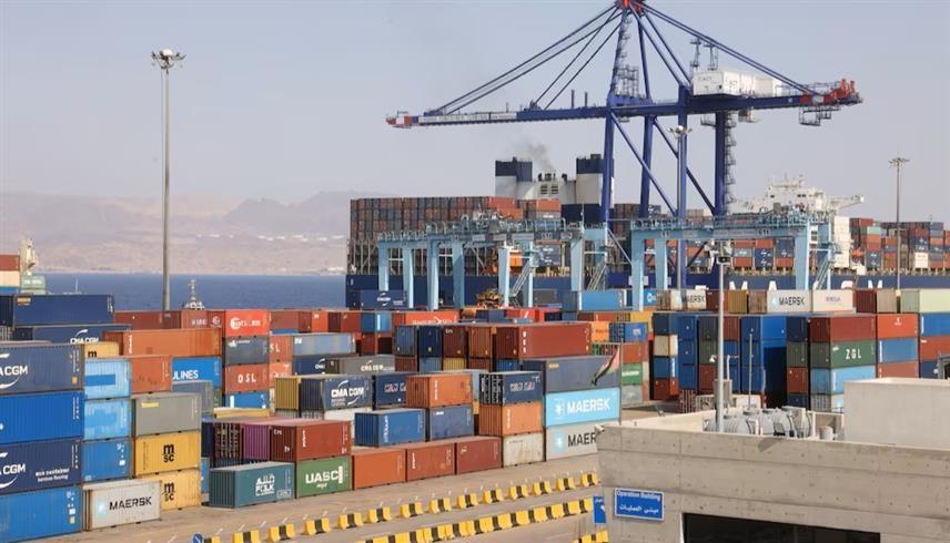 موانئ العقبة في الأردن (رويترز) 