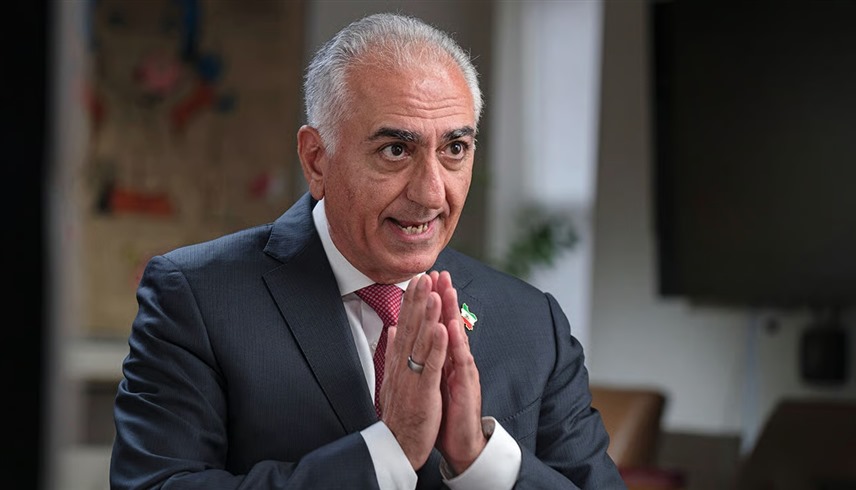 نجل الشاه الإيراني المخلوع رضا بهلوي (أرشيف)