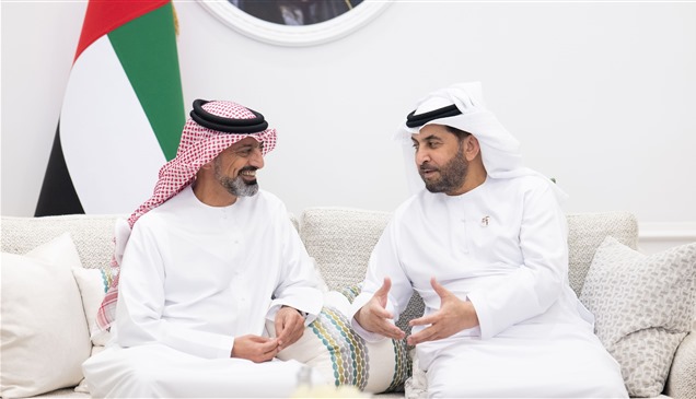 حمدان بن زايد يستقبل ولي عهد عجمان ويعزز أواصر الأخوة في رمضان