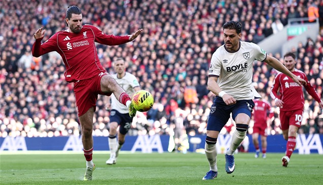 ليفربول يسحق وست هام ويقتحم صراع المربع الذهبي