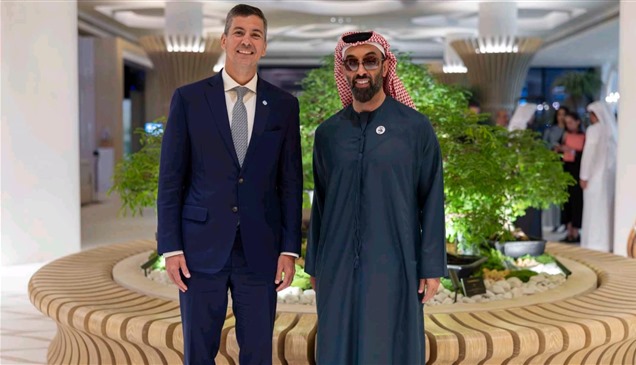 طحنون بن زايد يبحث مع رئيس الباراغواي سبل التعاون وتطوير الشراكات