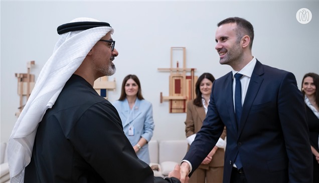 خالد بن محمد بن زايد يبحث مع رئيس وزراء مونتينيغرو تعزيز العلاقات الثنائية 
