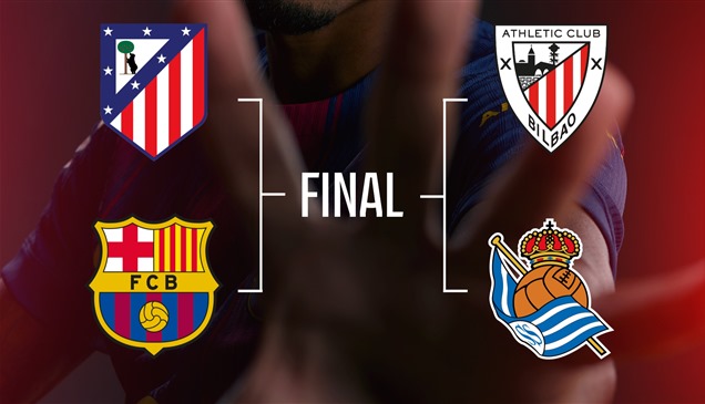 برشلونة يصطدم بسيميوني وقمة "باسكية" في نصف نهائي الكأس