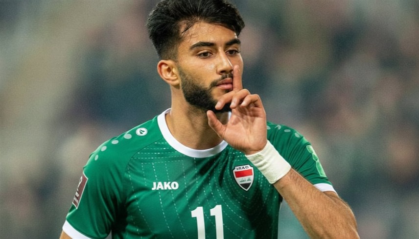 نجم منتخب العراق منتظر ماجد (إكس)
