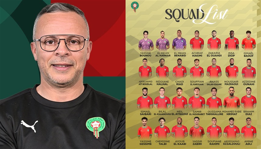 محمد وهبي وقائمة منتخب المغرب (إكس)