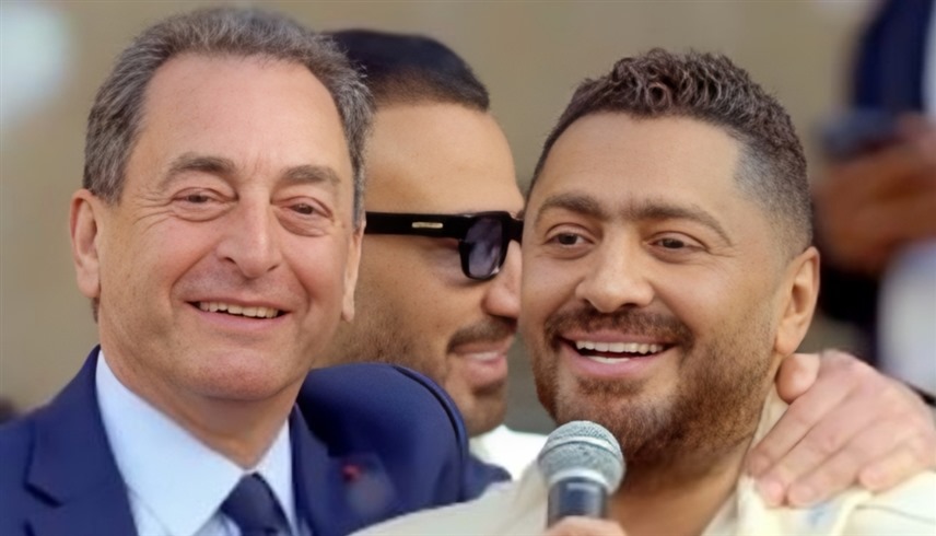 تامر حسني وسفير فرنسا في مصر
