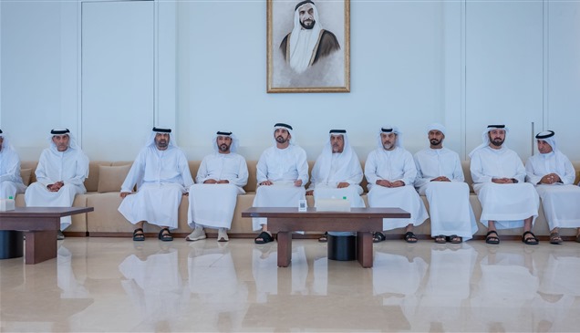 حمدان بن محمد يقدّم واجب العزاء في شهيد الوطن والواجب سعيد راشد البلوشي